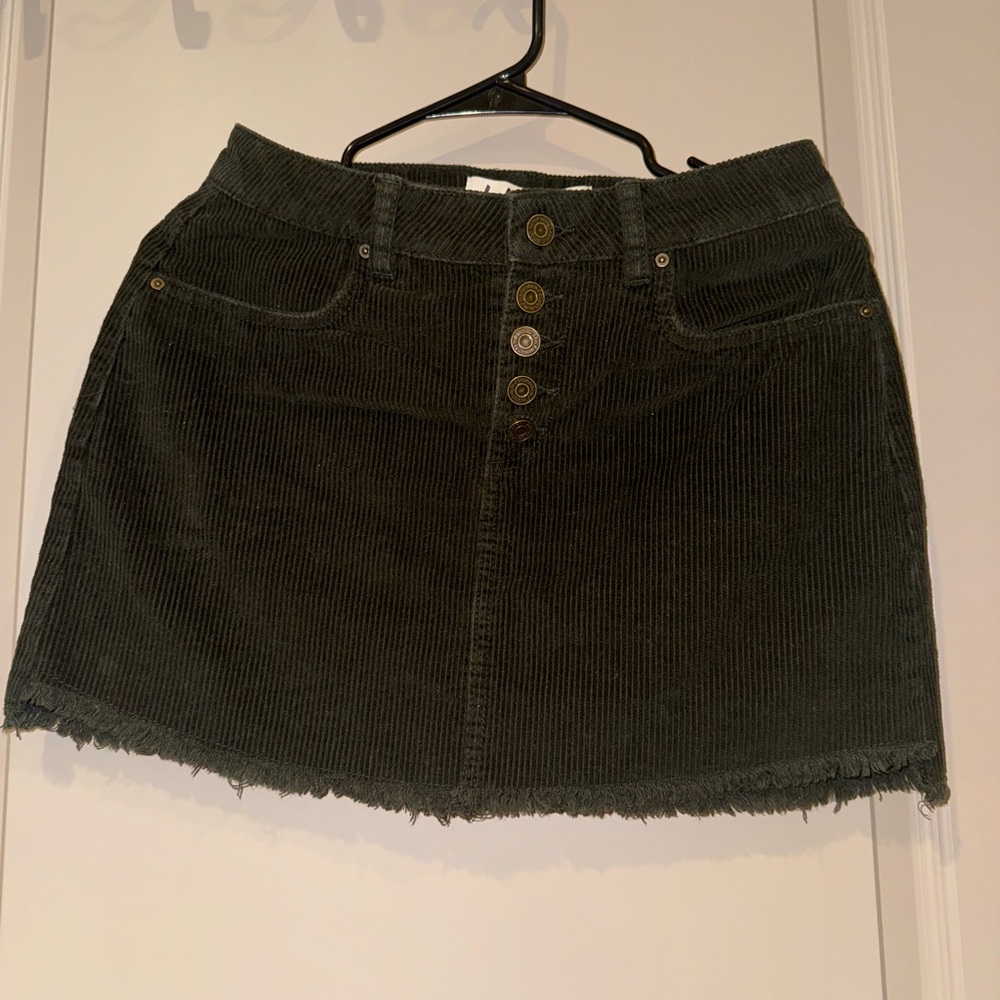Dark Green Corduroy Skirt - Women’s size 3